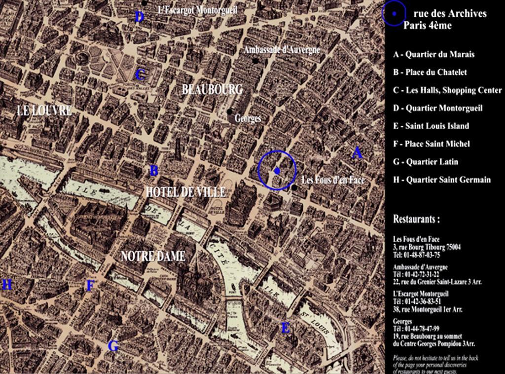 Parisinteriorsrentals - Beautiful Le Marais Notre Dame Appartement Exterior foto